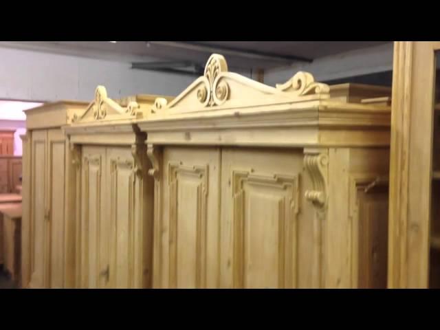 Delivery of old pine furniture - 31st January - Pinefinders Old Pine Furniture Warehouse Video