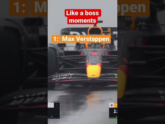 Like a boss max verstappen