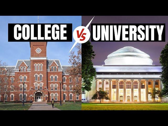 Diferencias entre un College y una Universidad