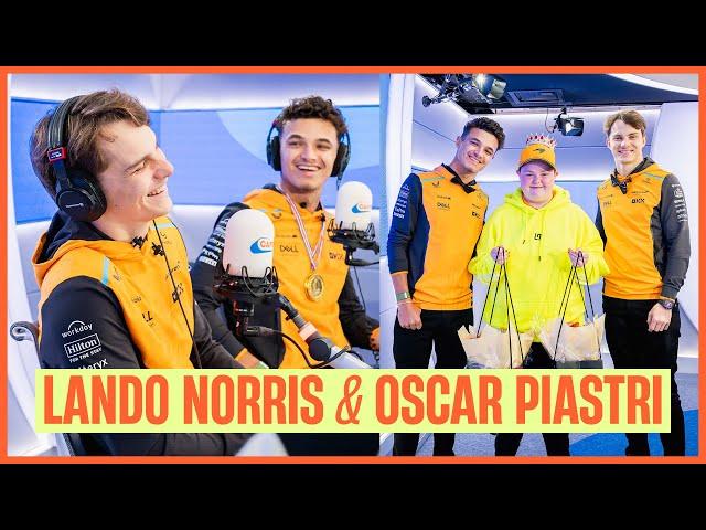 Lando Norris & Oscar Piastri Surprise Formula 1 SUPERFAN! | Capital