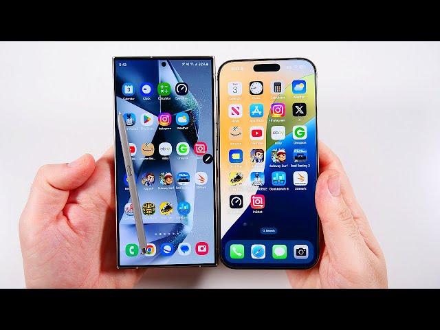 Galaxy S24 Ultra vs iPhone 16 Pro Max: Which Has The Best Features