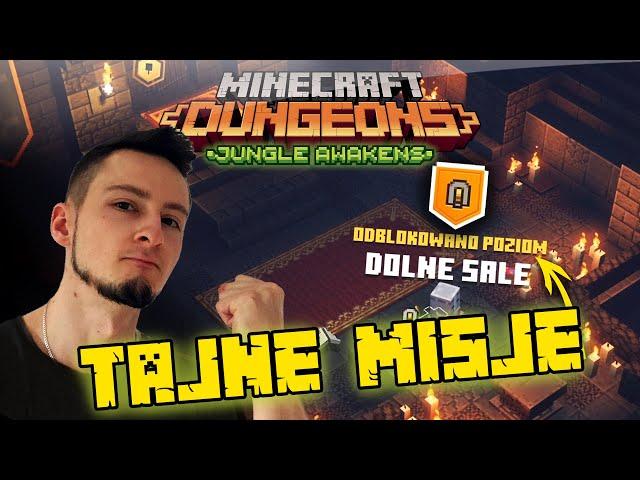 JAK ODBLOKOWAĆ TAJNE MISJE: SALE WYNIOSŁEGO BLOKU - Minecraft Dungeons (PL) Gameplay (PL) #17