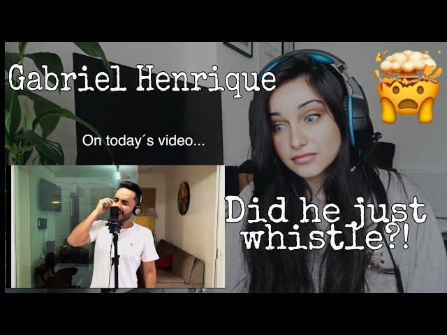 First time reacting to @GabrielHenriqueMusic  I have nothing