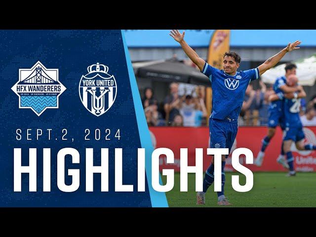 HIGHLIGHTS | Halifax Wanderers vs. York United | Sept. 2, 2024