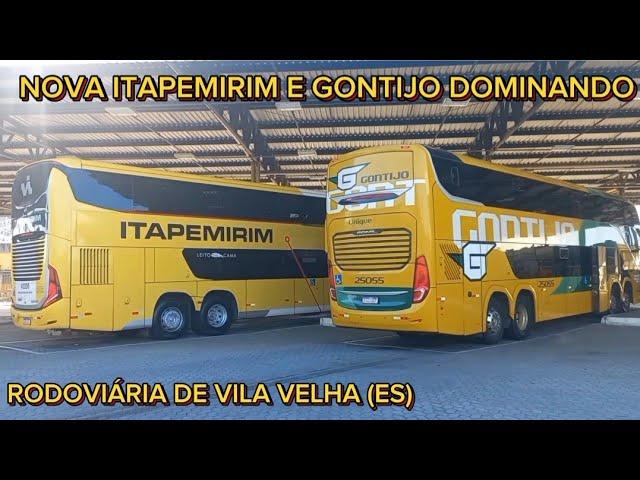 MOVIMENTAÇÃO DE ÔNIBUS NA RODOVIÁRIA DE VILA VELHA | NOVA ITAPEMIRIM E GONTIJO DOMINANDO