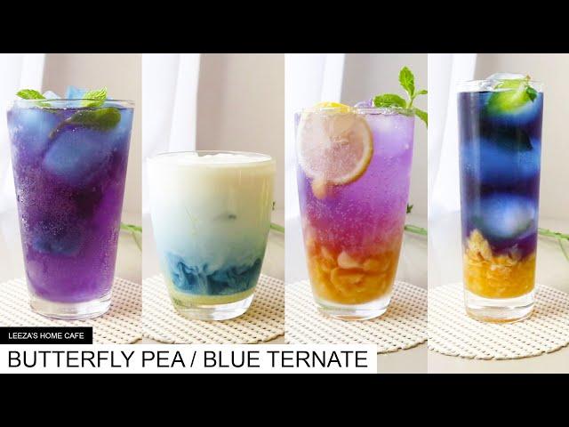 HOME CAFE: BUTTERFLY PEA / BLUE TERNATE (with an inspired art)