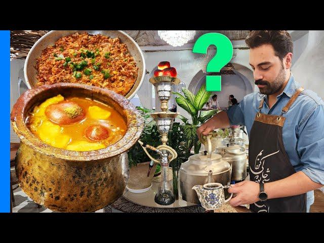 Yummy! Traditional Iranian Food in the Best Location of Tehran | Dizzi Abgoosht