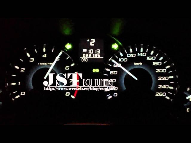 2012 Legacy GT JST stage1 0-100km/h 6.0sec test