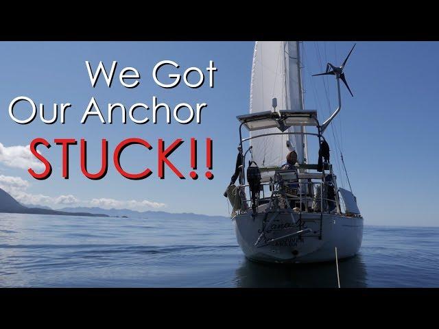 Anchoring our Sailboat in HEAVY WINDS!!! - Walde Sailing ep.58 (Vancouver Island)