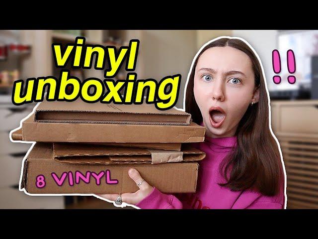 HUGE VINYL UNBOXING HAUL (ariana grande, niall horan, + more!!!)