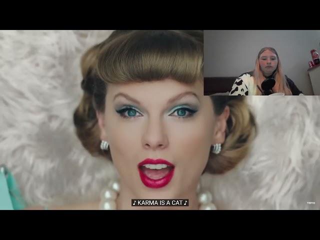 Racting toTaylor Swift for the first time! Taylor Swift ft. Ice Spice - Karma (Official Music Video)