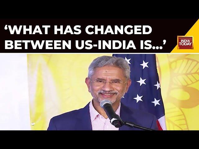 Watch EAM S. Jaishankar Talk About India-US Relationship And What Changed Over The Years