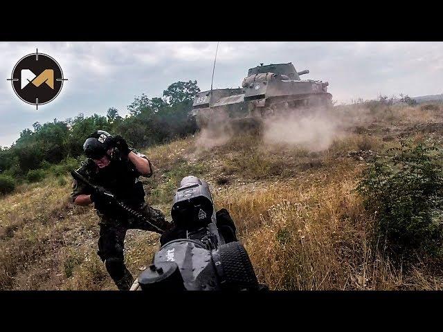 НА НАС ЕДЕТ БРОНЕТЕХНИКА. СТРАЙКБОЛ. ЗАРЯ - 3 СЕРИЯ // AIRSOFT WITH TANKS