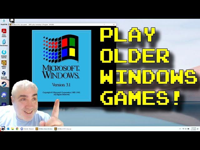 How to Play Windows 3.1 Games in Windows 11!!! New for 2024!!!