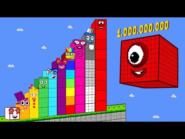 Numberblocks Spooky Halloween Special  | The Biggest Numberblocks in Mario Maze | Game Animation