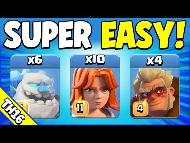 THIS TOWN HALL 16 ATTACK IS SUPER EASY!!! TH16 Attack Strategy (Clash of Clans)