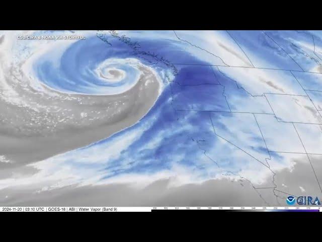 'Bomb cyclone' hits California after leaving devastation in Washington State