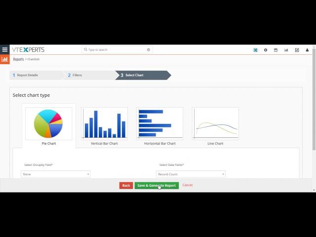 Vtiger 7 Creating Custom Charts