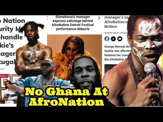 Nigeria Finally B∆ns Ghana Music Industry Stops Them From AfroNation Festival In Portugal 2024