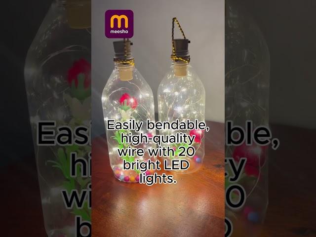 Transform Any Bottle with These Magical Cork Fairy Lights!  (Honest Review) #meesho #productreview