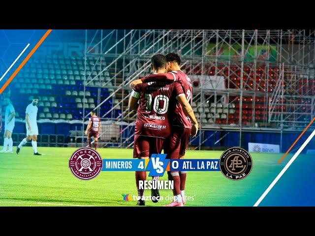 Resumen Mineros 4-0 La Paz | Jornada 9 | Liga BBVA Expansión MX | Apertura 2024