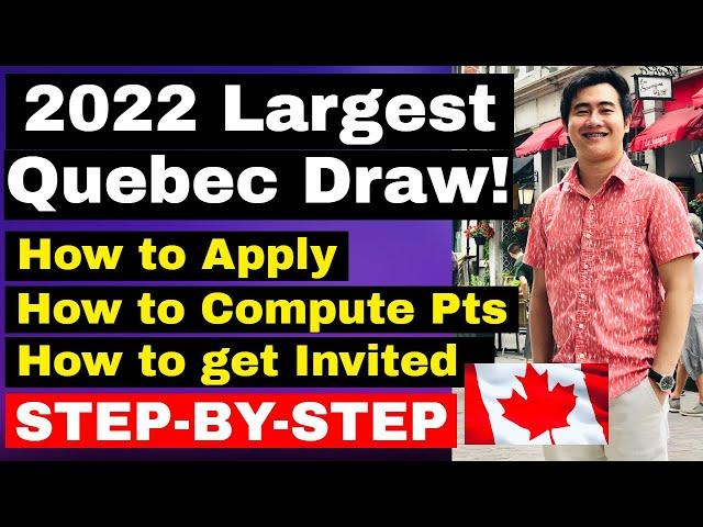 2022 QUEBEC LARGEST DRAW & HOW TO APPLY TO QSWP | ZT CANADA