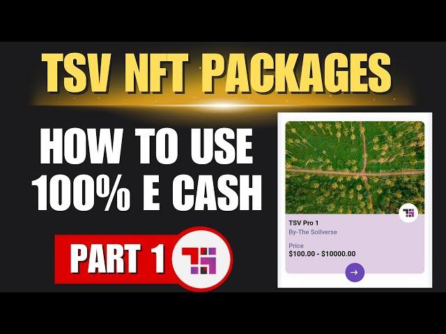 How to Use 100% E cash ||Tsv Pro 1 Package|| Tsv Latest News || Mfev Coin 🪙