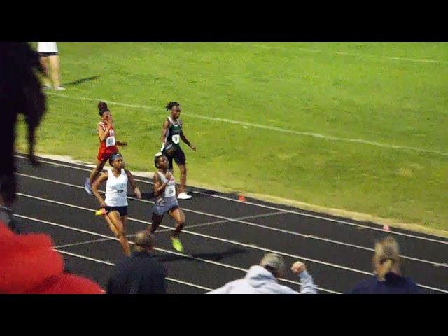 Zarie Dumas 200m final Greenville County Championship 2018