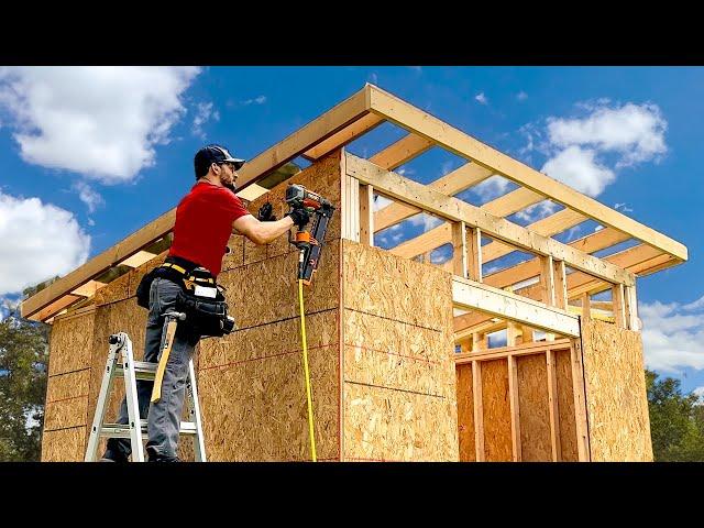 Roofing My Overbuilt Shed