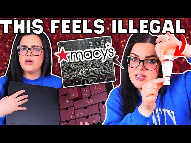 Should This Be ILLEGAL?! | $120 Luxury Macy's Advent Calendar Unboxing