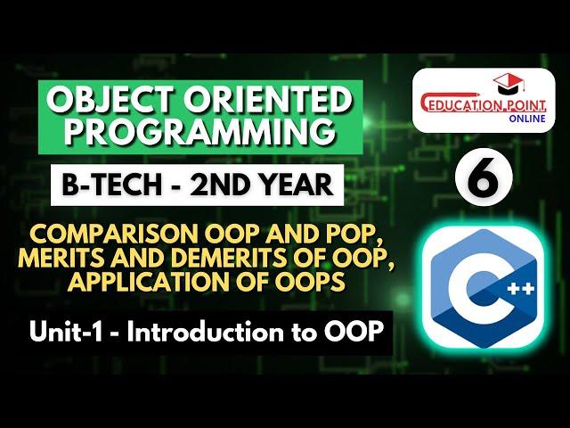 Lec 6 | Important Topics | OOPM B-Tech 2nd Year | Education Point Online