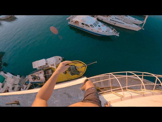 Abandoned Casino Cliff Jump