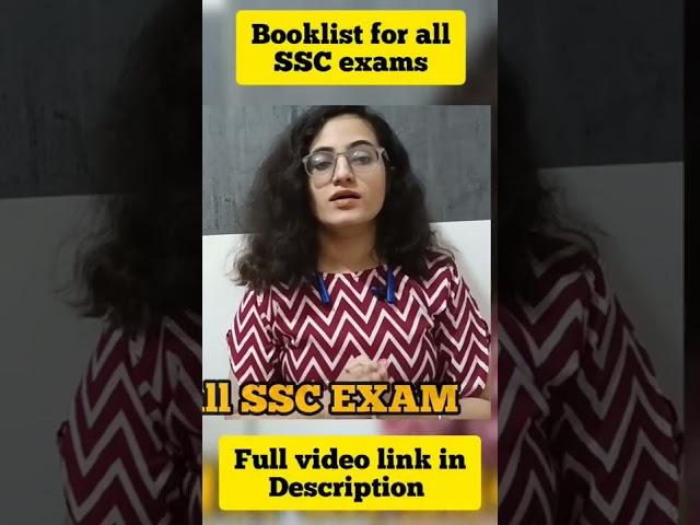 Complete booklist for all SSC EXAMS| STUTI JAIN