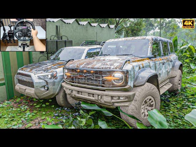 Rebuilding Ford Bronco & Toyota 4Runner | Forza Horizon 5 | Steering Wheel gameplay