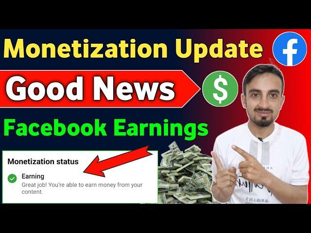 Good News  Fb Monetization New Update | You are Able to Earn Money From Your Content