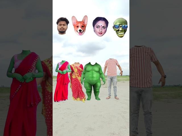 Tu radha meri main shyam tera songs vs old Dida, lal shadi wife, Fat dog & me corect head matching 