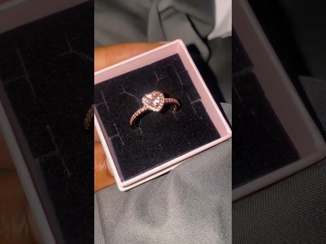 Love it #viral #pandora #heart #ring #rosegold