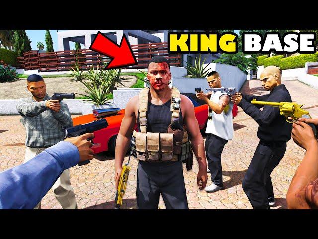 Franklin Trapped In The Most Dangerous KING BASE In GTA 5 | SHINCHAN and CHOP