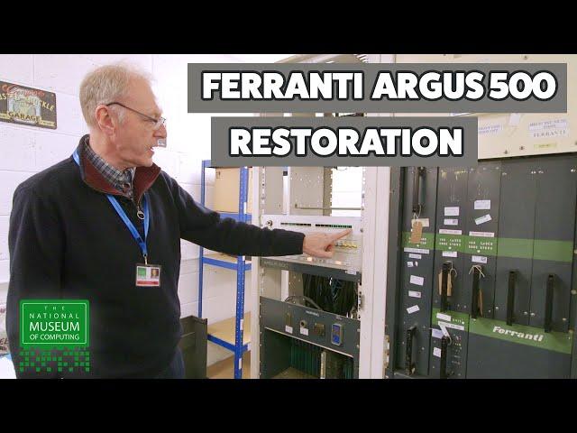 Ferranti Argus 500 - restoration and demonstration | 1960's computer
