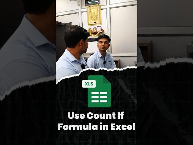 OMG  How To Use Count If Formula In Excel #shorts #excel #mybigguide