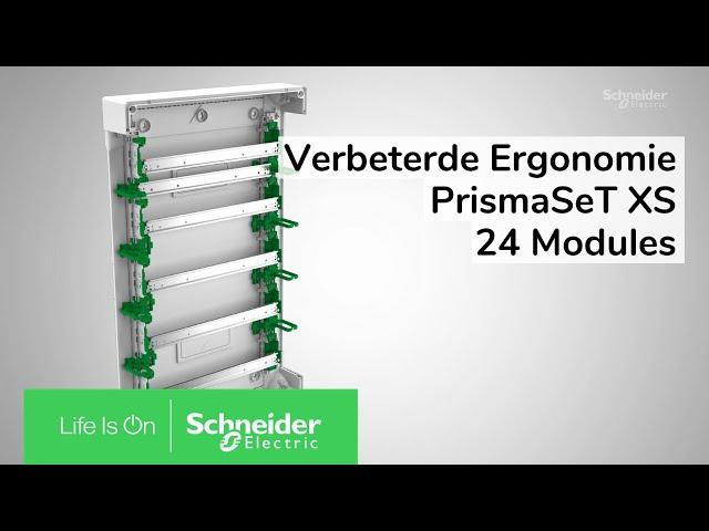 Verbeterde Kabelingsergonomie met PrismaSeT XS 24 Module Behuizingen | Schneider Electric Support