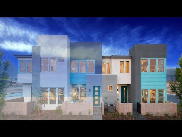 Las Vegas Modern Townhomes Starting $410K+ Contour By Tri Pointe Southwest Las Vegas 1567 Sqft, 3BD