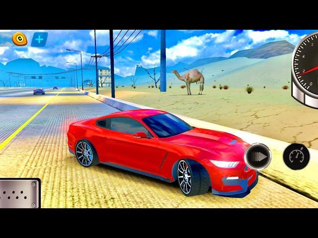 Mustang Speeding & Drifting on Arabian Highway | Drift Station : Real Driving - Open World Car Game