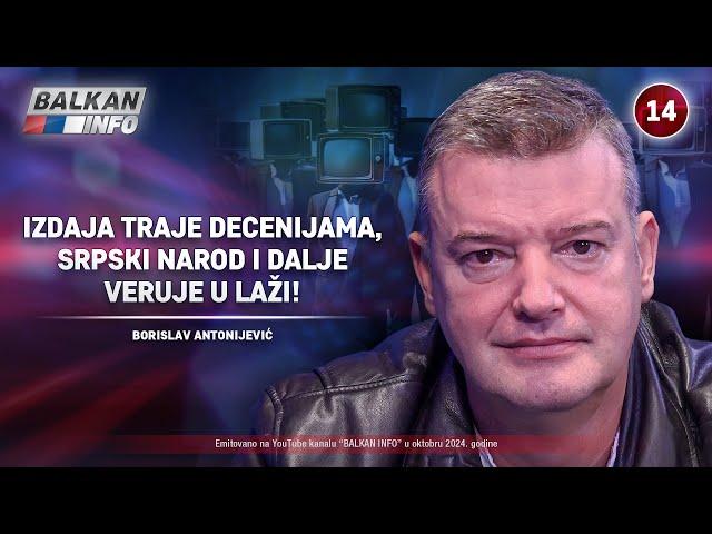 INTERVJU: Borislav Antonijević – Izdaja traje decenijama, narod i dalje veruje u laži! (24.10.2024)