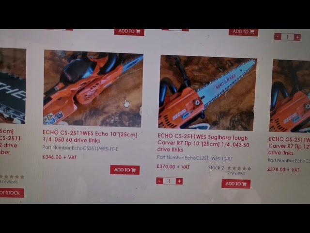 Echo cs2511wes buying options from www.chainsawbars.co.uk