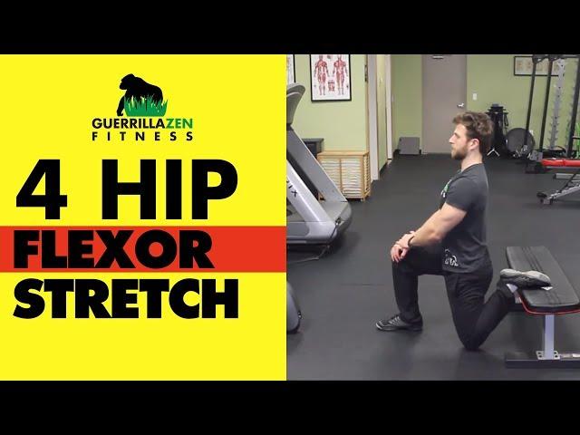 Hip Flexor Stretch | Stretch ALL 4 HIP FLEXOR MUSCLES!