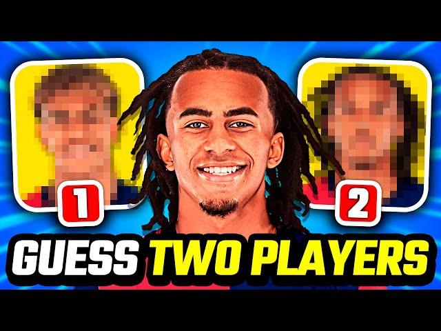 GUESS THE TWO MERGED PLAYERS | FOOTBALL QUIZ TRIVIA 2025