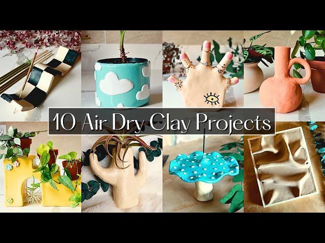 *NEW* 10 Air Dry Clay Tutorials to Try Out | home decor