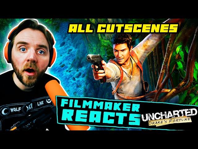 FILMMAKER REACTS: UNCHARTED: DRAKE'S FORTUNE [ALL CUTSCENES!!] | I LOVE THIS STORY!