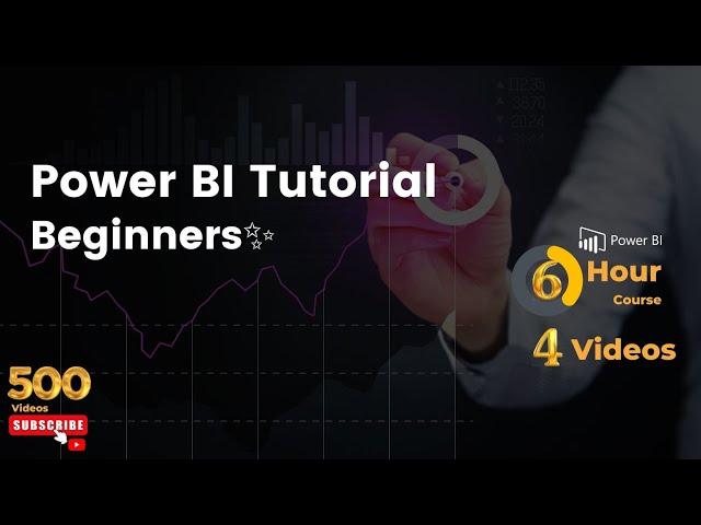 Microsoft Power BI Tutorial For Beginners  4 Videos series, 2023